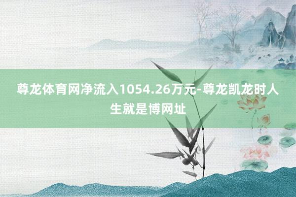 尊龙体育网净流入1054.26万元-尊龙凯龙时人生就是博网址