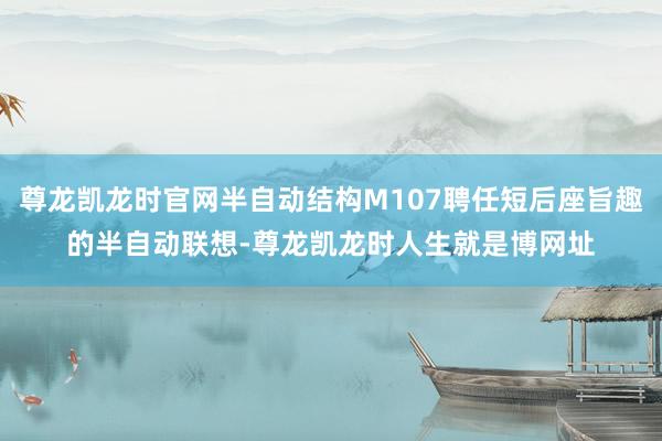尊龙凯龙时官网半自动结构M107聘任短后座旨趣的半自动联想-尊龙凯龙时人生就是博网址